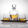 Nuevo diseño Decantador de whisky y gafas de whisky